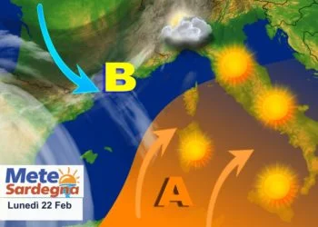 22 feb meteo sardegna 350x250 - Martedì forte calo delle temperature: anche 10°C nell'interno