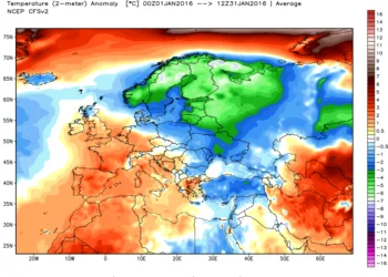 Anomalie termiche 350x250 - Ecco come e perché cambierà il meteo