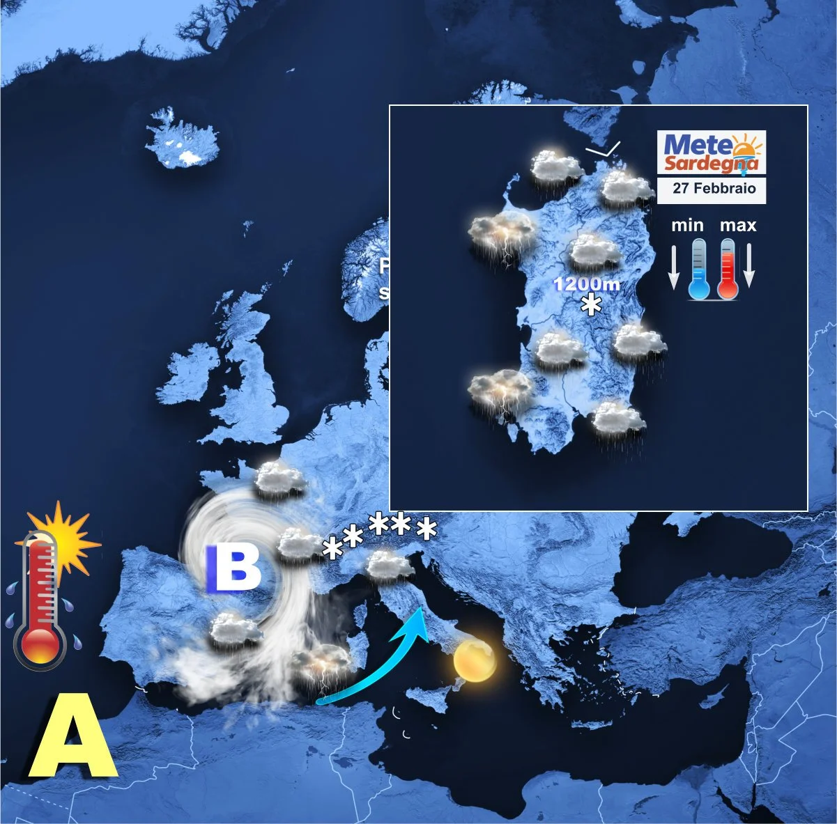 Meteo oggi - Rapido, forte peggioramento meteo nel pomeriggio