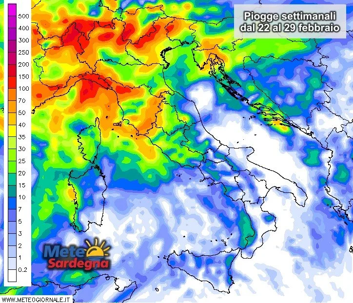 Piogge 2 - Quanto pioverà questa settimana? Scopriamolo