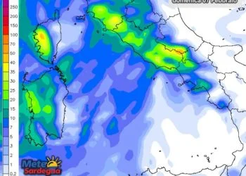 Piogge1 350x250 - Spettacolari nubi sui cieli della Sardegna