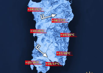 Temperature 350x250 - Finalmente arriva la pioggia! Peggioramento domenica