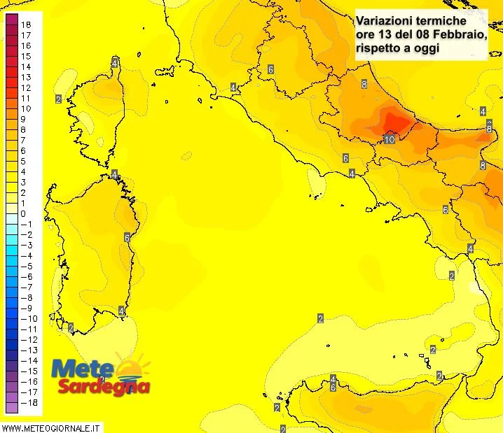 Temperature2 - Nuovo, brusco aumento delle temperature nei prossimi giorni