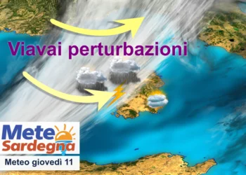 meteo sardegna giovedi 350x250 - Spettacolari nubi sui cieli della Sardegna