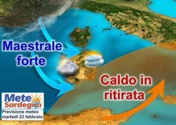 previsione meteo sardegna 350x250 - Martedì forte calo delle temperature: anche 10°C nell'interno