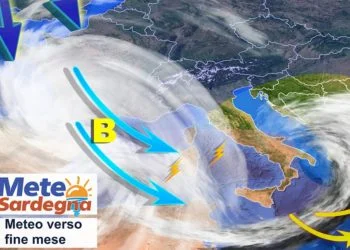 sardegna tendenza fine mese 350x250 - Meteo migliora nel weekend, sole e caldo domenica. Primavera, ma non durerà