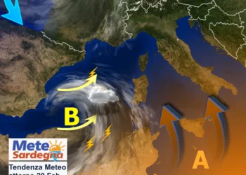 tendenza meteo lungo termine 350x250 - Le piogge s'intensificano: maltempo entra nel vivo