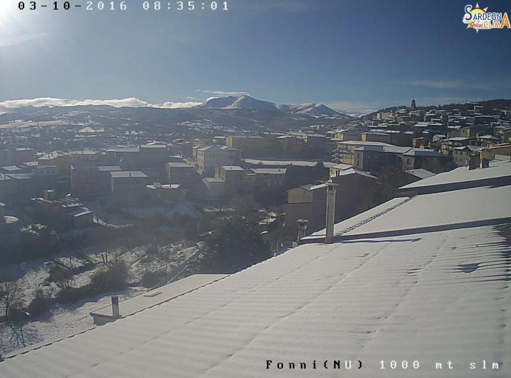 Fonni - Splendide cartoline d'inverno dal Gennargentu