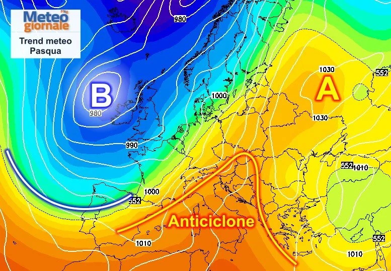 GFS 1 - Meteo Pasqua e Pasquetta: ecco le ultime novità