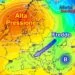 GFS 75x75 - Grosso Vortice di Bassa Pressione a sud della Sardegna