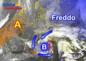 Meteosat Sardegna 11 350x250 - Previsioni meteo dopo la Pasqua: ancora variabilità, ecco come inizierà aprile