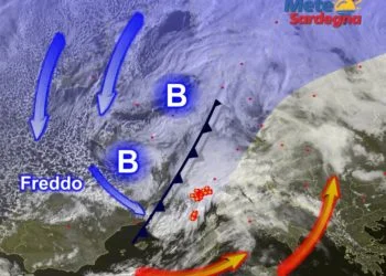 Meteosat Sardegna 3 350x250 - Clou del maltempo invernale, piogge e nevicate. Dal weekend svolta meteo