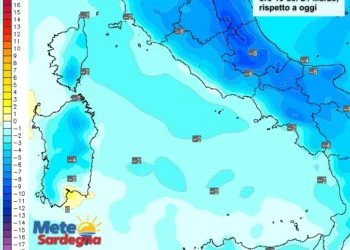 Temperature 1 350x250 - Forte peggioramento martedì 22 marzo