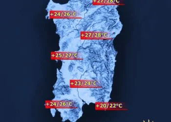 Temperature 31 marzo 350x250 - Oggi punte di 24°C a ovest, più umido e fresco a est