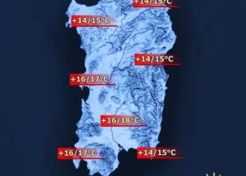 Temperature Sardegna 350x250 - Forte peggioramento martedì 22 marzo