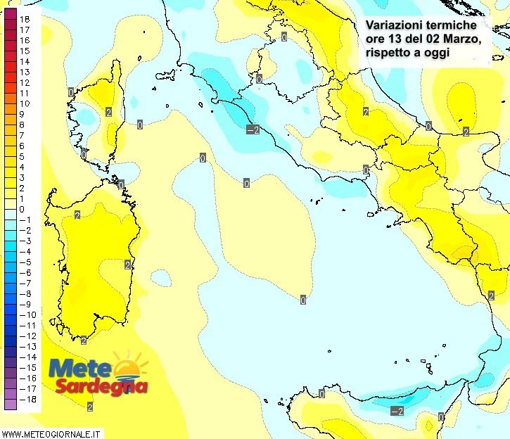 Temperature - Domani temperature in aumento