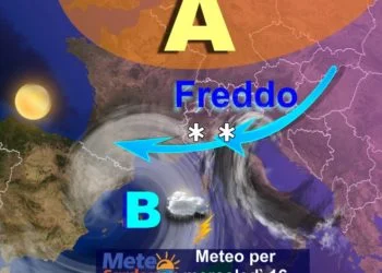 maltempo sardegna settimana marzo meteo pioggia neve 350x250 - Nucleo freddo dalla Russia verso il Nord Italia: che effetti in Sardegna?