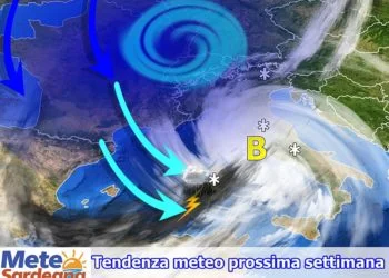 meteo sardegna maltempo prossima settimana 350x250 - Piogge in atto: ecco dove