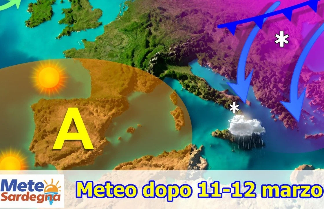 meteo sardegna tendenza marzo primavera - Novità meteo marzo, vediamo quanto durerà ancora il maltempo e l’inverno