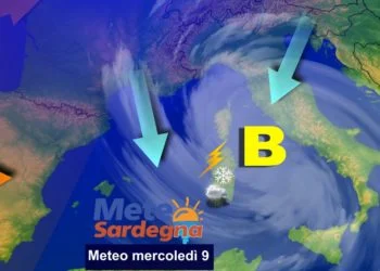 meteo settimana inverno freddo maltempo neve sardegna 350x250 - Clou del maltempo invernale, piogge e nevicate. Dal weekend svolta meteo