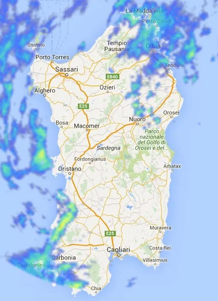 radar sardegna 3 - Forti piogge sul nordest e sudovest dell'Isola