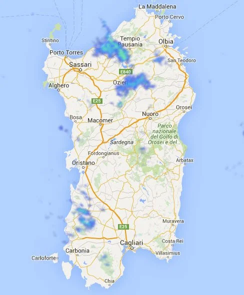 radar sardegna - Il meteo fatica a migliorare: persistono piogge