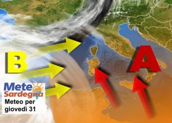 sardegna meteo fine marzo caldo africano 1 350x250 - Oggi punte di 24°C a ovest, più umido e fresco a est