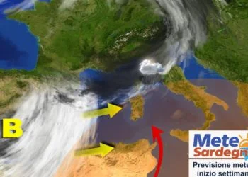 sardegna meteo inizio settimana caldo primavera 350x250 - Forte peggioramento martedì 22 marzo