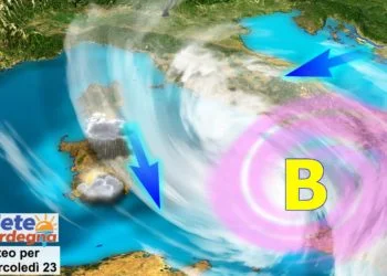 sardegna meteo maltempo piogge temporali neve 350x250 - Previsioni meteo dopo la Pasqua: ancora variabilità, ecco come inizierà aprile