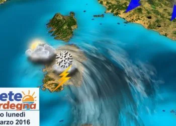 sardegna meteo marzo sole temporali neve 350x250 - Nucleo freddo dalla Russia verso il Nord Italia: che effetti in Sardegna?