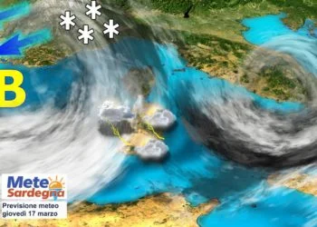 sardegna meteo piogge temporali marzo maltempo 350x250 - Nucleo freddo si estende sul Mediterraneo: instabilità accelera