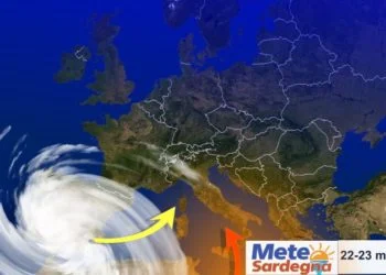 sardegna meteo prossima settimana maltempo piogge freddo primavera 350x250 - Nucleo freddo si estende sul Mediterraneo: instabilità accelera