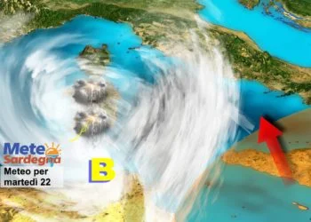 sardegna peggioramento meteo piogge temporali martedi 22 marzo 350x250 - Previsioni meteo dopo la Pasqua: ancora variabilità, ecco come inizierà aprile