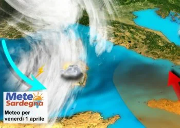 sardegna peggioramento meteo weekend inizio aprile 350x250 - Possibile forte maltempo a inizio aprile