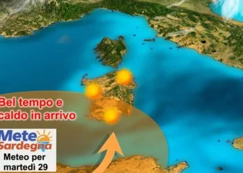 sardegna settimana caldo africano 350x250 - Giovedì 31 marzo sfioreremo 30°C