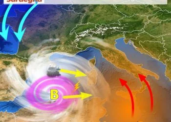 sardegna tendenza meteo aprile 1 350x250 - Mediterraneo troppo caldo: saremo a rischio temporali estremi