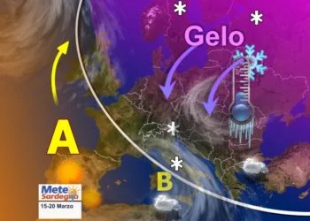 tendenza meteo sardegna dopo meta marzo 350x250 - Clou del maltempo invernale, piogge e nevicate. Dal weekend svolta meteo