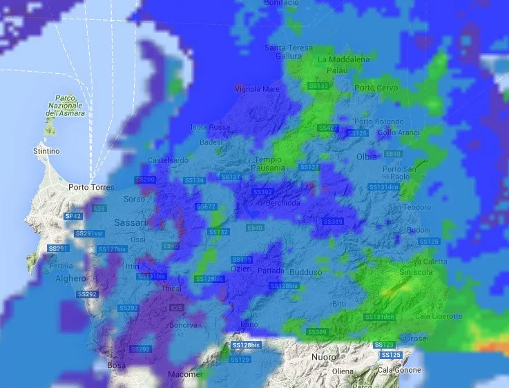 30 04 2016 19 38 49 - Come previsto forti rovesci in Gallura e Baronia