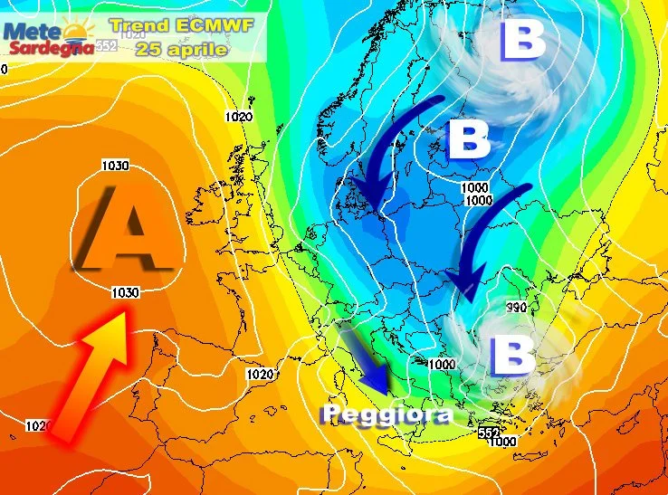 Meteo 25 aprile - Dall'estate al colpo di coda invernale?