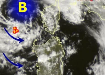 Meteosat 1 350x250 - Violento rialzo delle temperature minime nel fine settimana