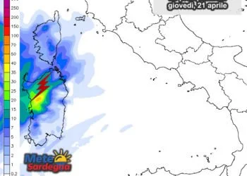 Piogge 1 350x250 - Vento in rapido rinforzo da stasera