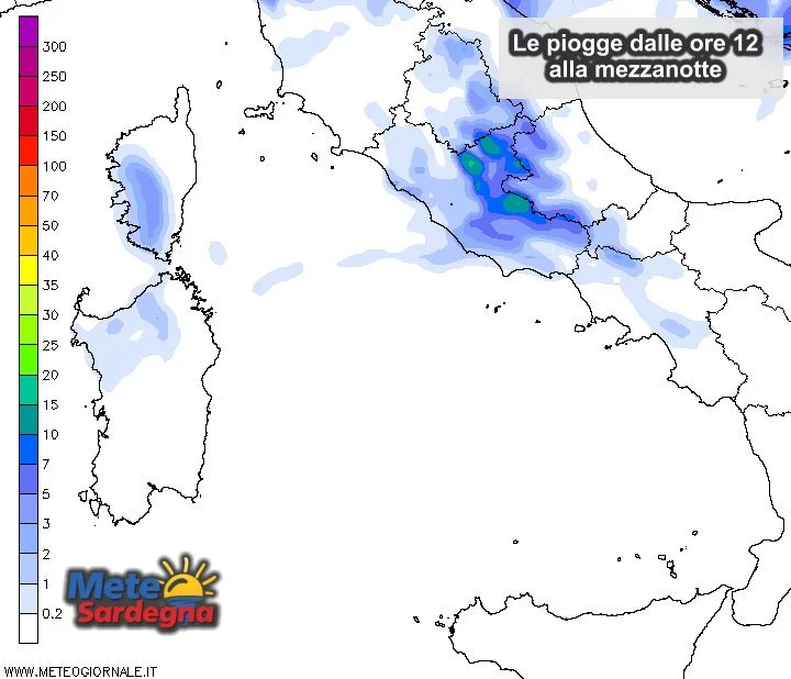 Piogge Sardegna 6 - Possibili piogge nelle prossime ore: ecco in quali zone