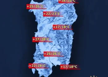 Temperature massime 2 350x250 - Vento in rapido rinforzo da stasera