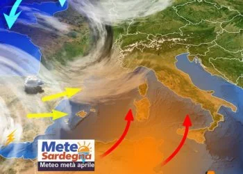 sardegna meteo aprile caldo africano 350x250 - Violento rialzo delle temperature minime nel fine settimana