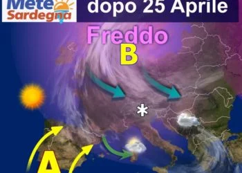 sardegna meteo fine aprile primavera 1 350x250 - Vento in rapido rinforzo da stasera