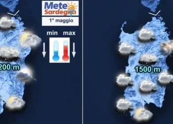 sardegna meteo inizio maggio 350x250 - Da domani grosse differenze di temperatura tra est e ovest