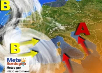 sardegna meteo inizio settimana 350x250 - Imminente peggioramento: i punti salienti della svolta