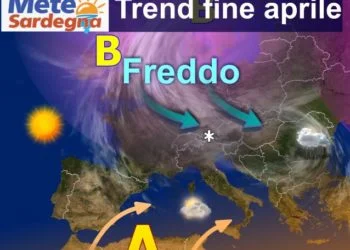 sardegna meteo lungo termine fine aprile inizio maggio 350x250 - Ritorna freddo, ma sarà mordi e fuggi. Tendenza meteo fino ad inizio maggio