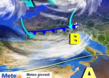 sardegna meteo settimana fine aprile 350x250 - Maltempo del 1° maggio in fase di preparazione