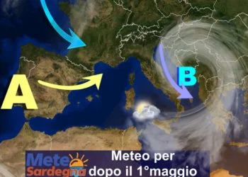 sardegna meteo tendenza maggio 350x250 - Ritorna freddo, ma sarà mordi e fuggi. Tendenza meteo fino ad inizio maggio